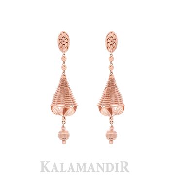 Indo-Italia Textured Drop Earrings